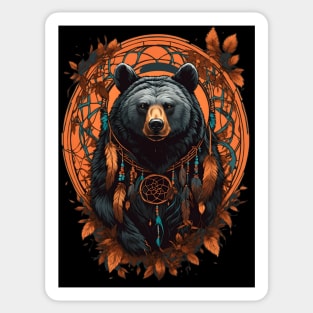 Black Bear Dreams Sticker